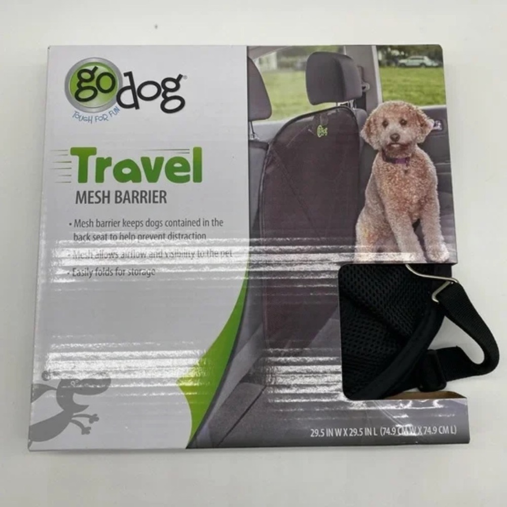 goDog Safe Auto and Airline Travel Accessories for Pets Travel mesh Barrier NEw - Picture 5 of 8